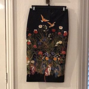 Zara printed skirt, worn once
